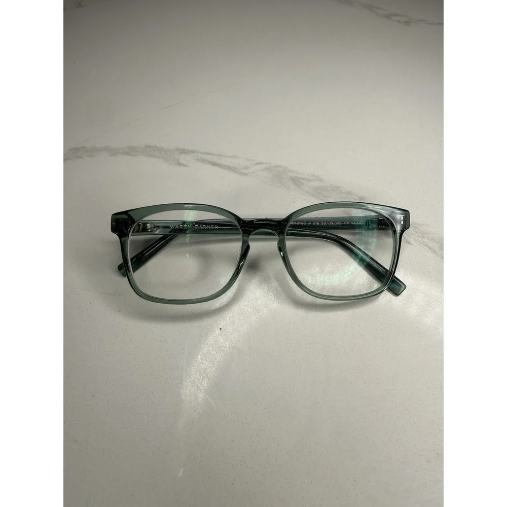 Warby Parker Hemmings Eyeglasses Womens Blue Green Hemmings-W 53-18-145 53mm